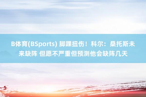 B体育(BSports) 脚踝扭伤！科尔：桑托斯未来缺阵 但愿不严重但预测他会缺阵几天