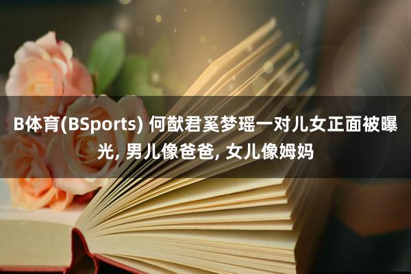 B体育(BSports) 何猷君奚梦瑶一对儿女正面被曝光, 男儿像爸爸, 女儿像姆妈