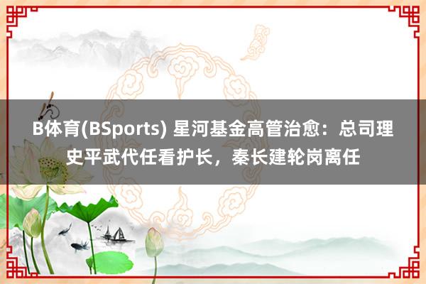 B体育(BSports) 星河基金高管治愈：总司理史平武代任看护长，秦长建轮岗离任