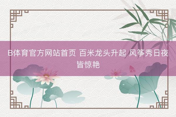 B体育官方网站首页 百米龙头升起 风筝秀日夜皆惊艳