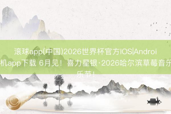 B体育(BSports) 6月见！喜力星银·2026哈尔滨草莓音乐节！