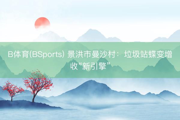 B体育(BSports) 景洪市曼沙村：垃圾站蝶变增收“新引擎”