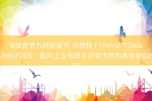 B体育官方网站首页 浮想特 | TRinno TGAN40N60F2DS：面向工业电源与逆变诈欺的高性能IGBT