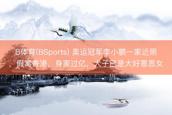B体育(BSports) 奥运冠军李小鹏一家近照，假寓香港，身家过亿，犬子已是大好意思女