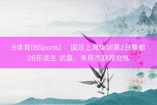 B体育(BSports) ：国足上海集训第2日集都26东谈主