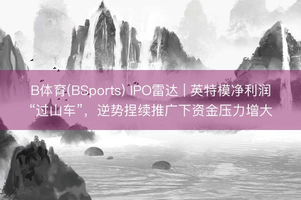 B体育(BSports) IPO雷达 | 英特模净利润“过山车”，逆势捏续推广下资金压力增大
